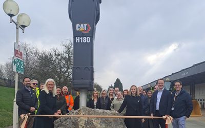 Historic hammer gifted to Finning UK and Ireland